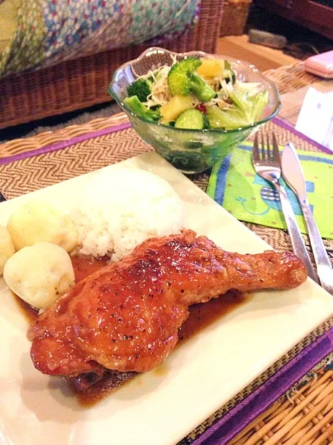 Chicken with honey sauce|Kattyさん