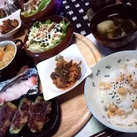 Snapdishの料理写真:冷蔵庫お掃除晩御飯(^_^)/|ちゃおさん