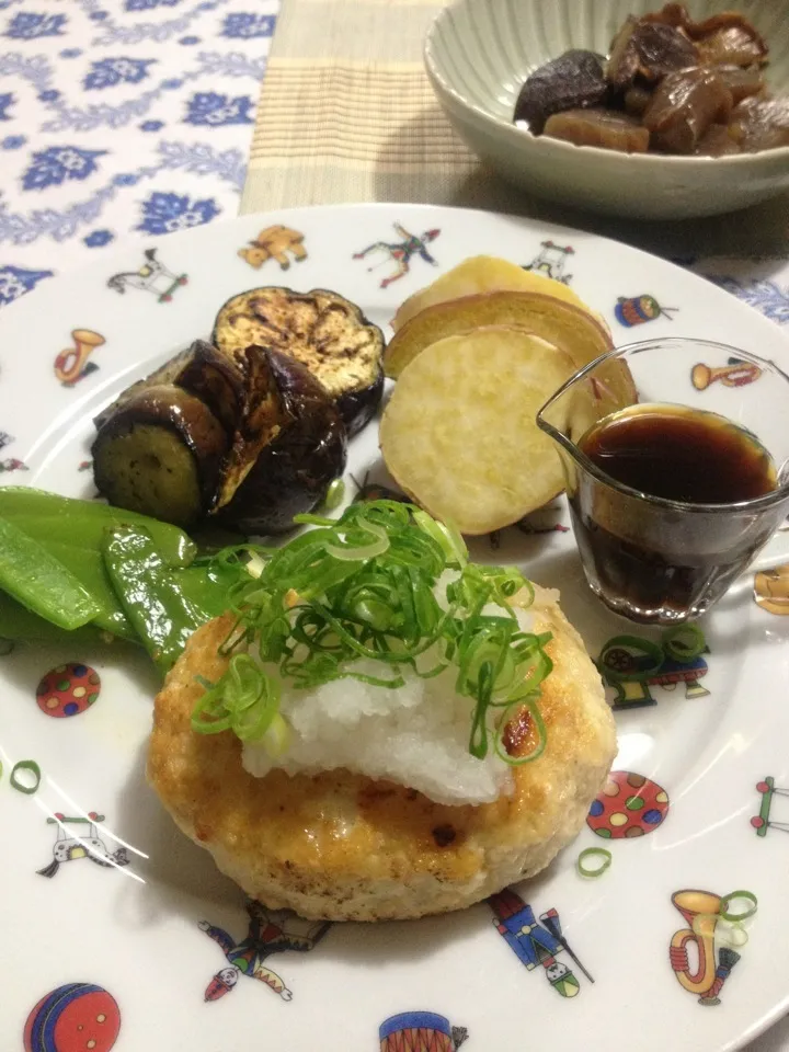 鶏ミンチ豆腐入りバーグ|ユムユムさん