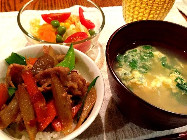 五目きんぴら丼♪♪♪|ランランらぁ〜んさん