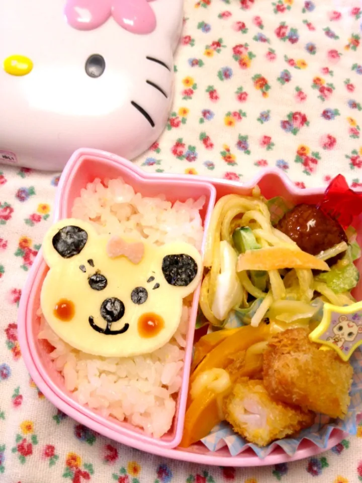 くま！？お弁当★|まえだまきさん