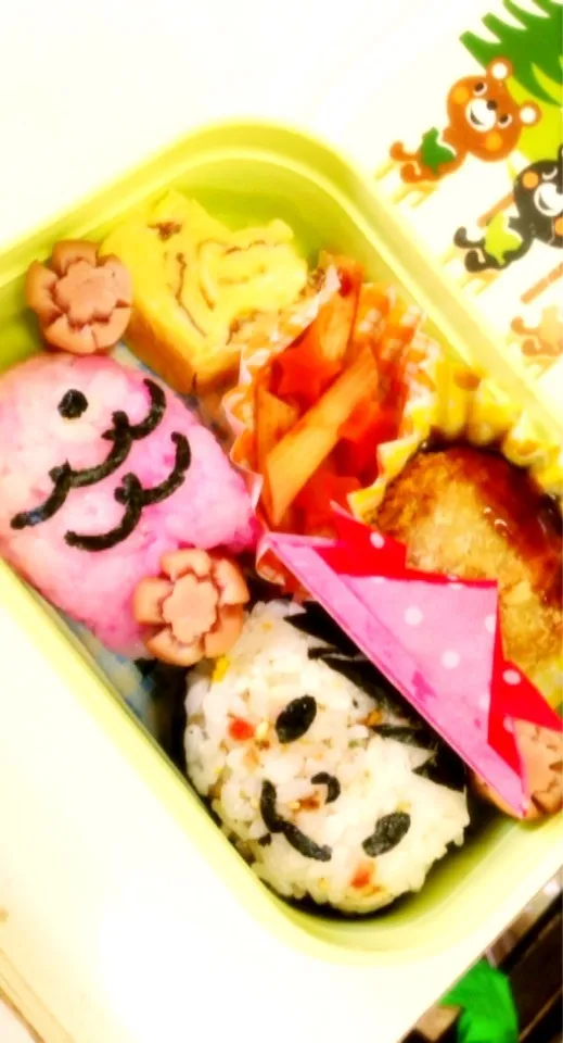 ⁂年中さんの息子のお弁当☆こいのぼりと息子とカブト弁当☆⁂|ʕ •́؈•̀ ₎maiʕ •́؈•̀ ₎さん