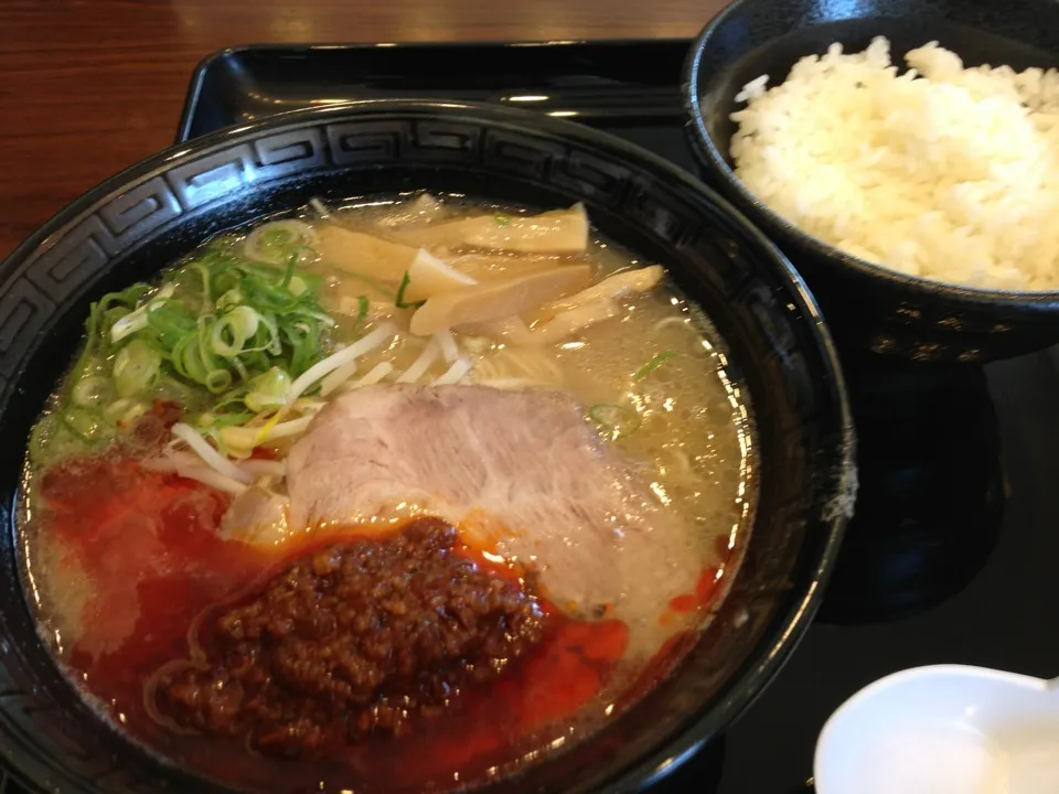 赤てんがらラーメン＋ライス|まさとさん