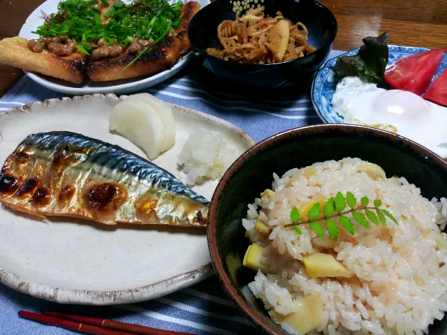 晩御飯は竹の子ご飯|シェリリンさん