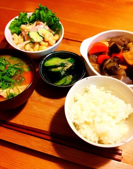 今日の晩ご飯('∀`)|めぐりんさん