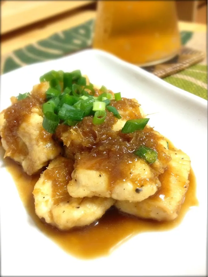 鶏ムネ肉の梅しょうが焼き|寺尾真次さん