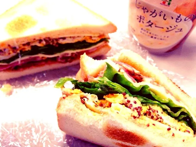 Bacon,Lettuce,egg  Sandwiches|tomoさん