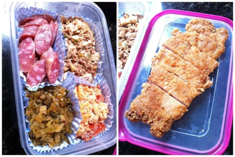 Snapdishの料理写真:お母さんが作ってくれたお弁当🎶|Gloriaさん