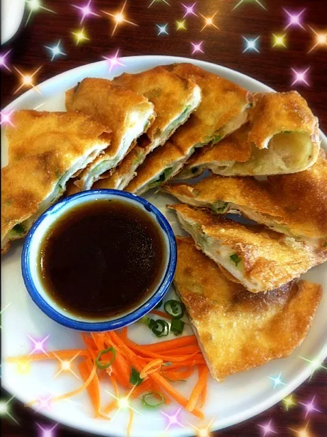 Green scallion Pancakes|Juliee ~ ジュリーさん