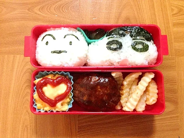 Snapdishの料理写真:♡しんちゃん弁当♡|ゆるたん。さん