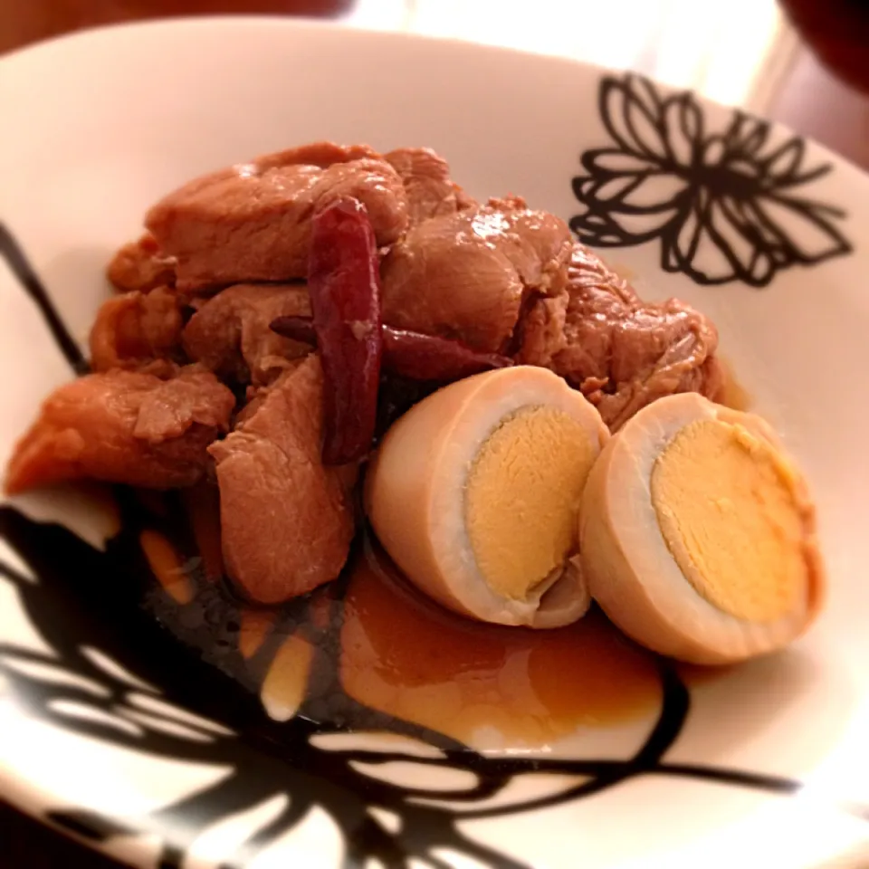 ちび隊長サンの鶏手羽元のパイナップルジュース煮♥鳥ムネ肉で(つ∀｀*)|ららさん