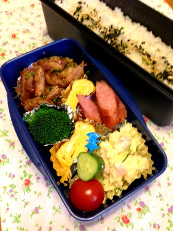 中学生男子のお弁当😋|男ご三兄弟さん