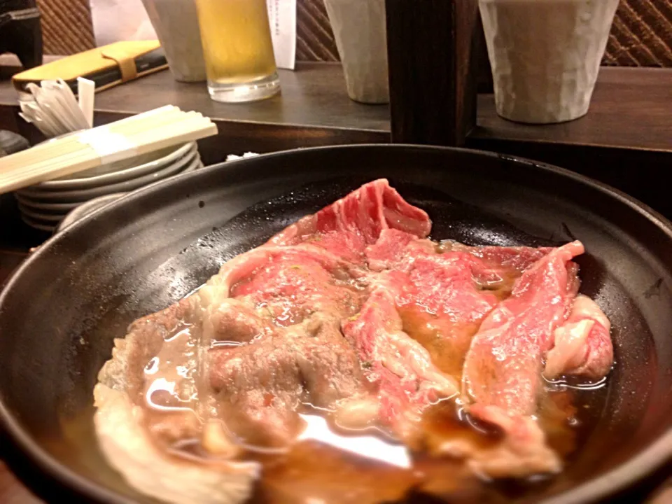 Wagyu beef sukiyaki|Ernさん