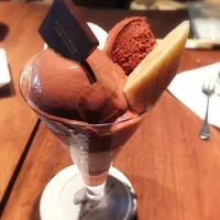 Snapdishの料理写真:ピエールマルコリーニのチョコレートパフェ|まりさん