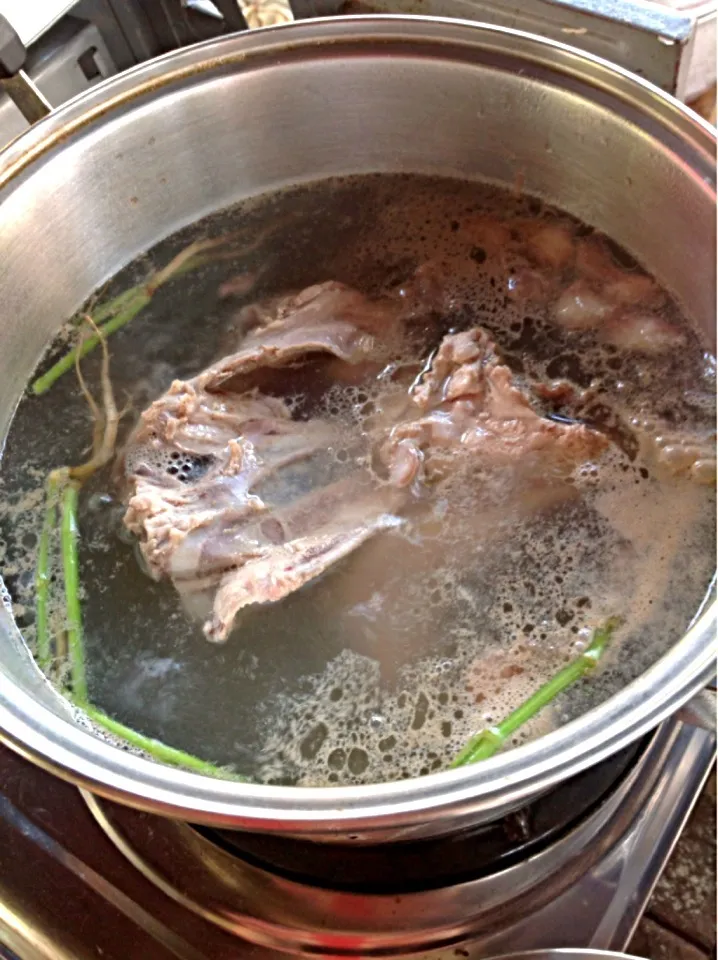 chicken stock for my risotto tonight|Cloudy Gさん