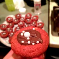 Valentines day peanut butter Nutella cookie|Victoria Kingさん