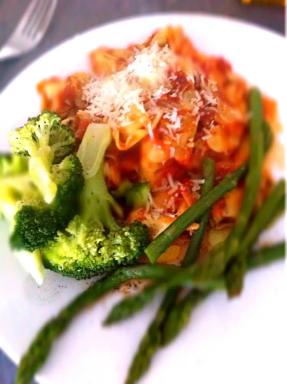 Stuffed pasta with broccoli and asparagus|🍓Jolejo🍓さん