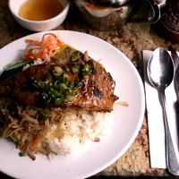 Chicken steak with rice @ Pho hung (dt Chinatown)|amyさん