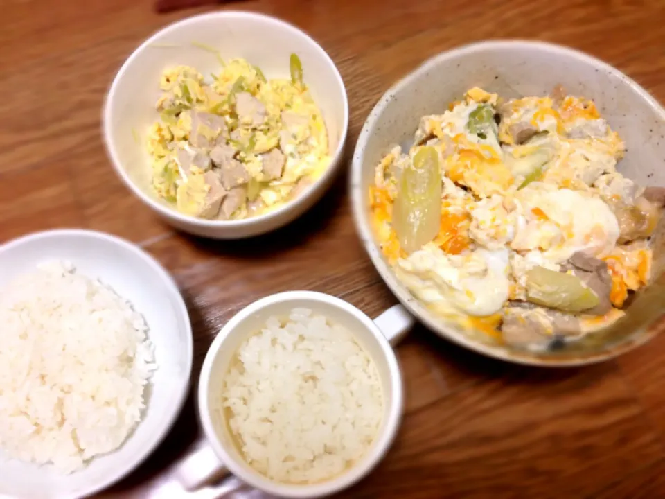 家族で親子丼♡|ゅぃさん