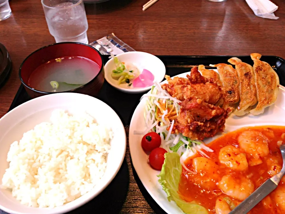 特選プレー特選プレート定食 Bセット海老チリセット|よっしーさん