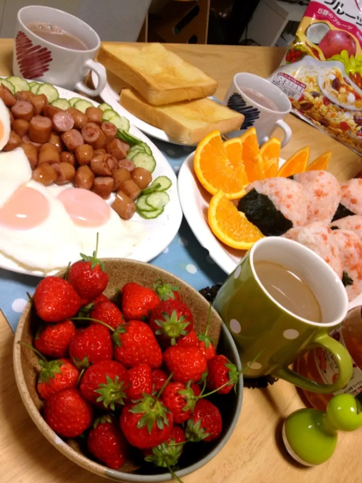 Breakfast (but no one eat,and mommy throw away!!)|vanessaさん