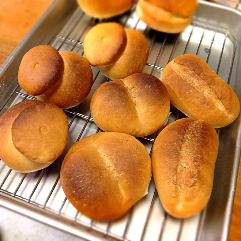 へんなフランスパン焼けました〜|にょんにいさん