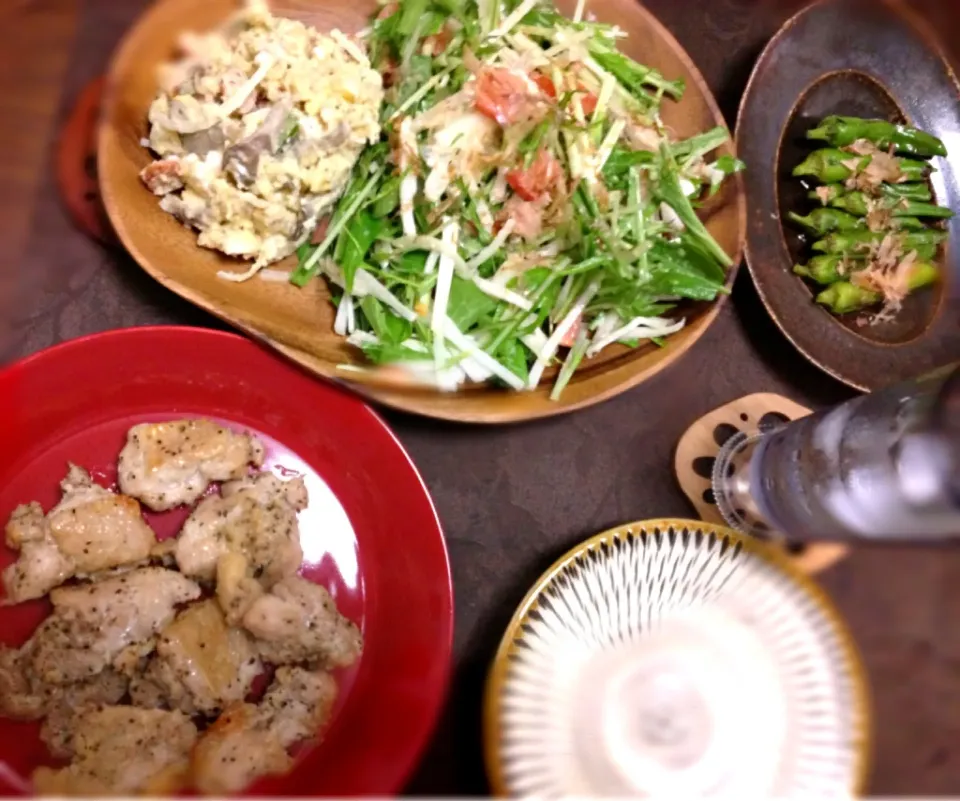 おつまみ晩ご飯(=ﾟωﾟ)ﾉ|nao子さん