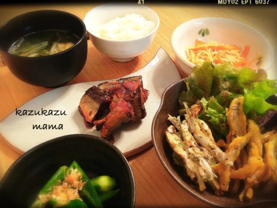 魚を食べよう健康定食😊|kazukazumamaさん