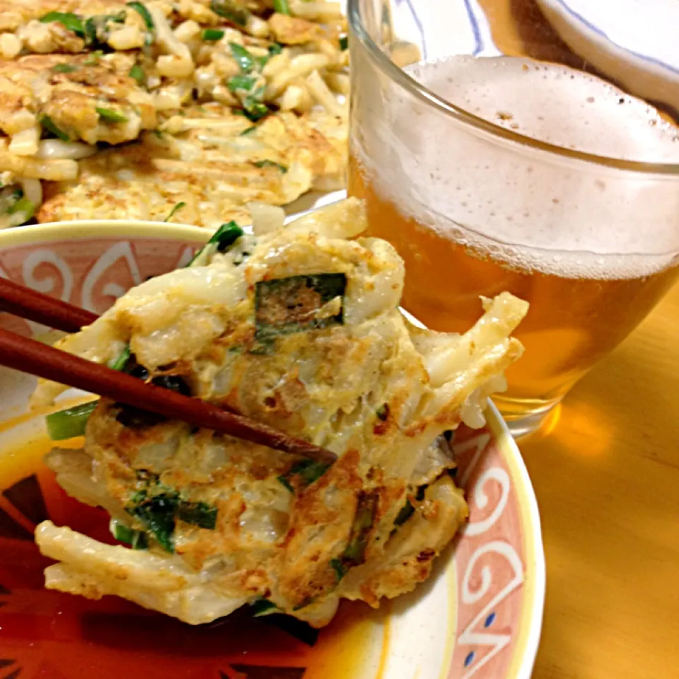 高槻B級グルメ  うどん餃子でカンパーイ🍻😄🙌|かよさん