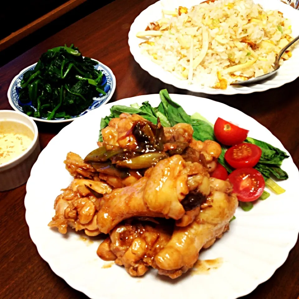 たけのこチャーハンと鳥のさっぱり煮|竹 智香子さん