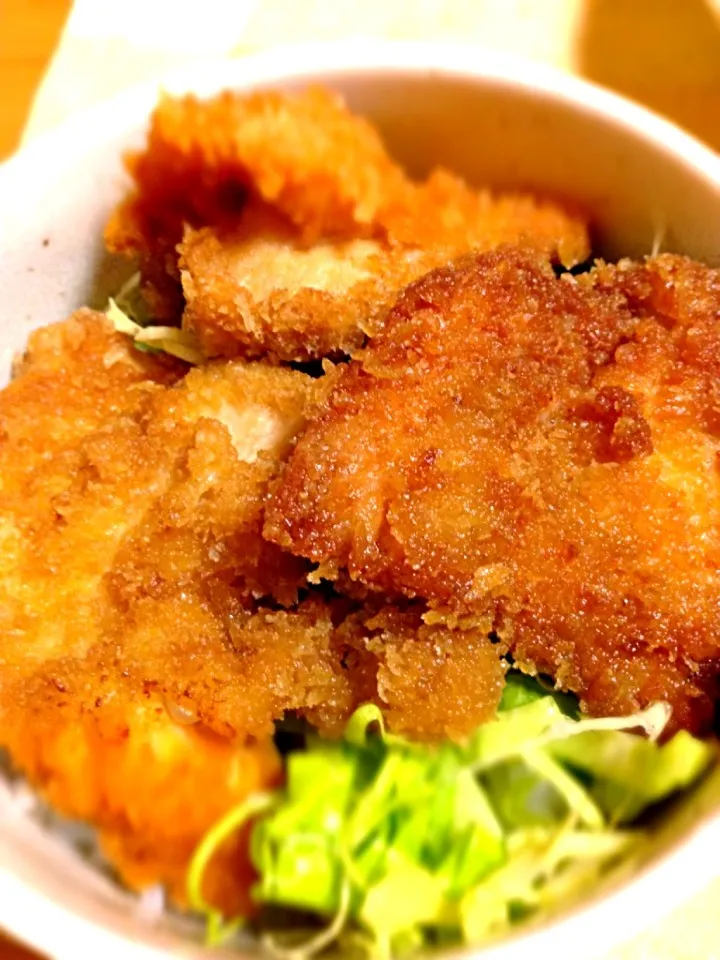 新潟名物タレカツ丼(チキン)|ふくふくさん