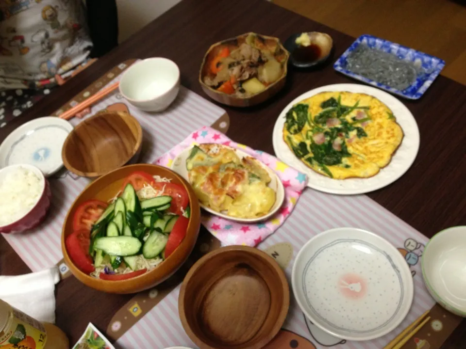 Snapdishの料理写真:今夜の晩御飯|荒木 英幸さん