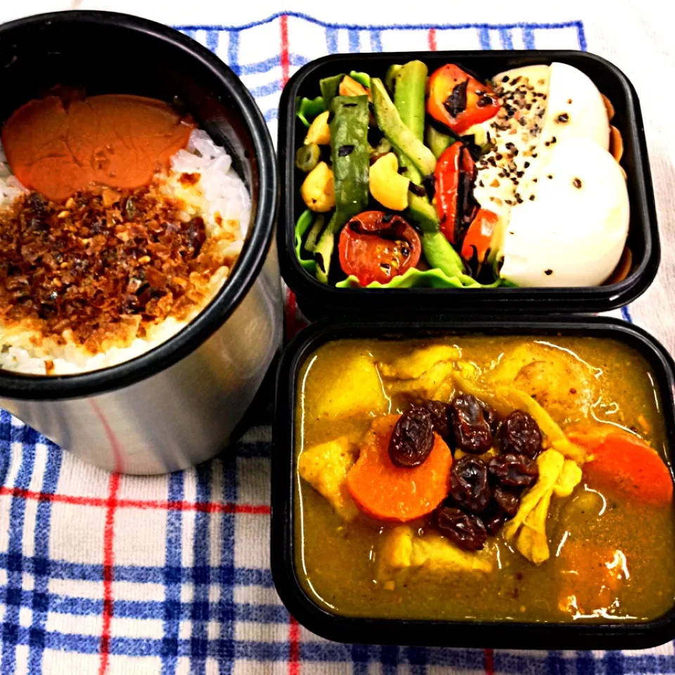 鶏肉カレー弁当！😋😝🎉|hassanさん