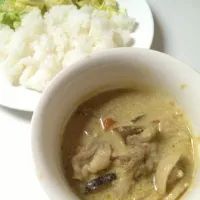 Snapdishの料理写真:無印 グリーンカレー|さくらさん