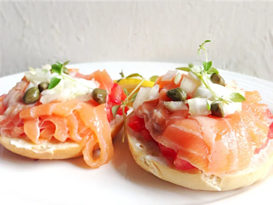 Smoke salmon bagel|Misstyさん