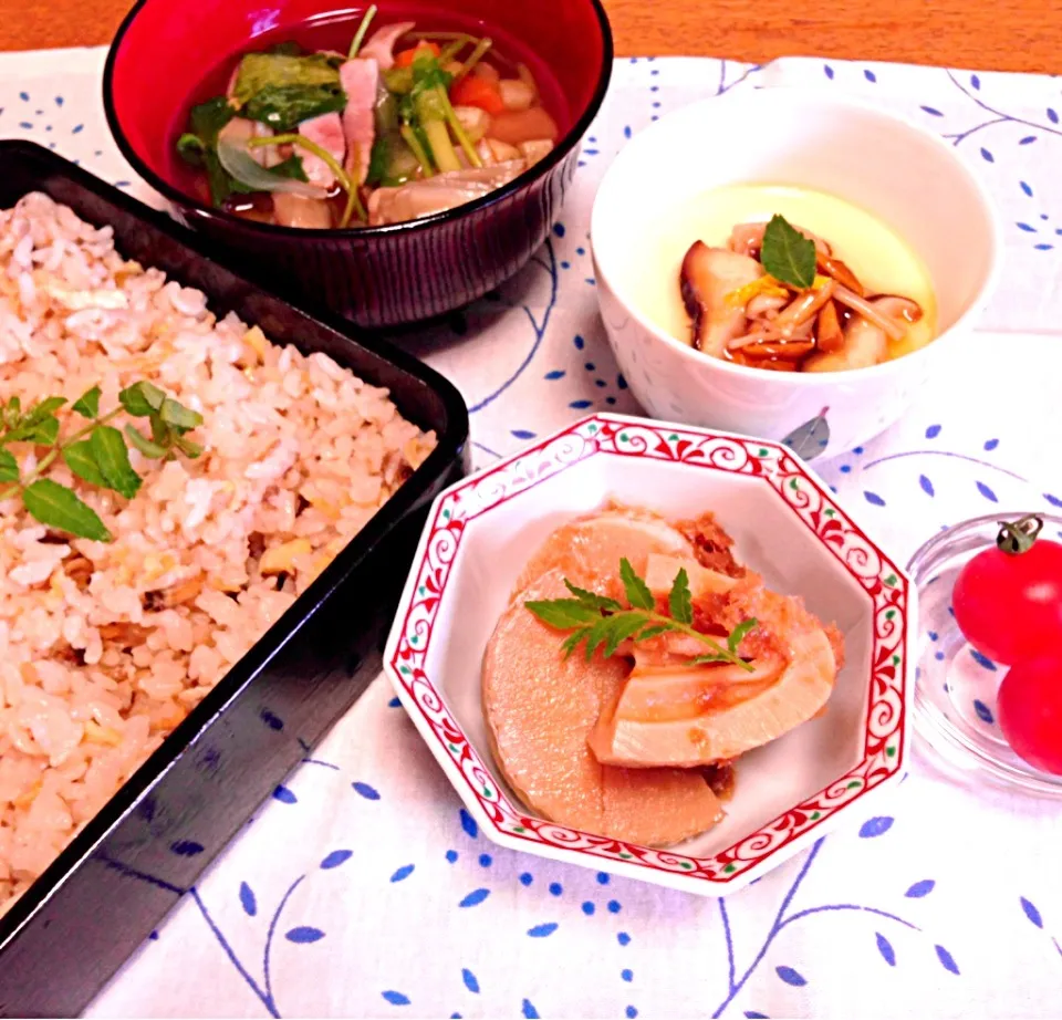 5/12日のお昼ご飯 🍚竹の子づくし🎶|konriさん