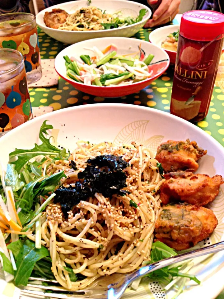 🍎大葉＆ゆかりのパスタ✨🍎|Candyさん