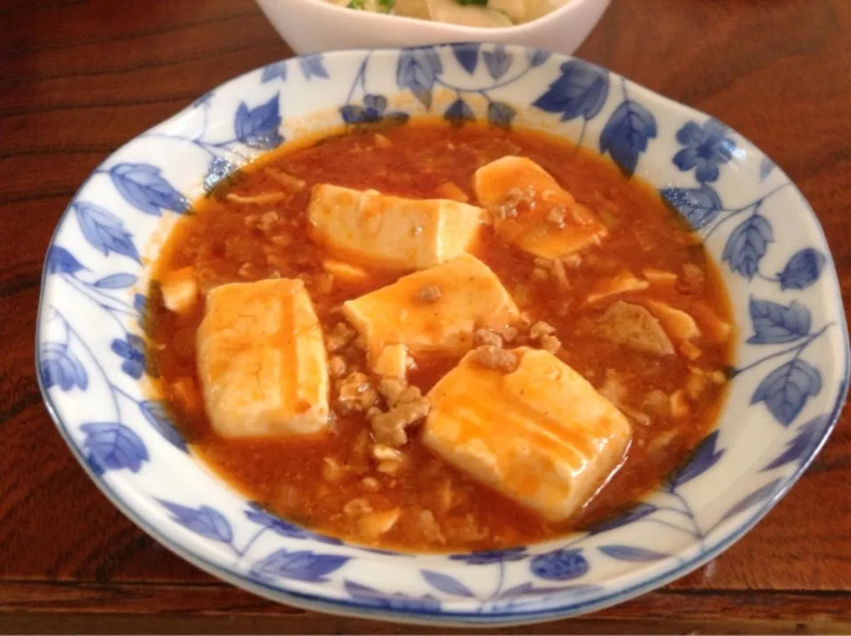 豆腐とひき肉のチリソース煮|芝辻健二さん