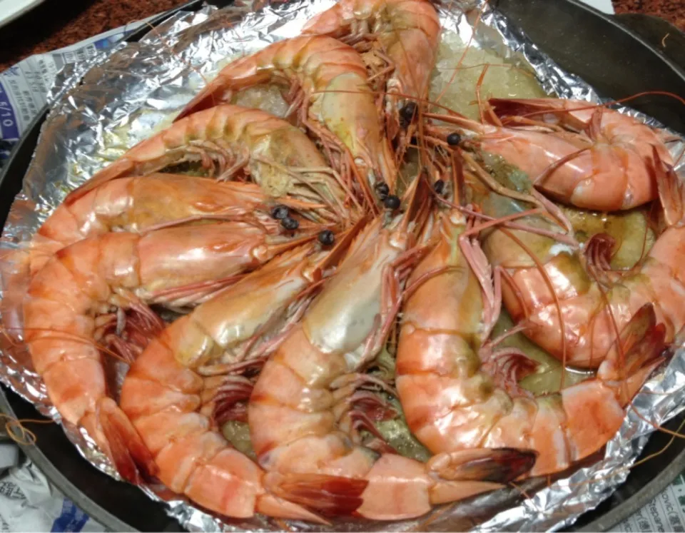 Salty baked shrimp !|Elaineさん