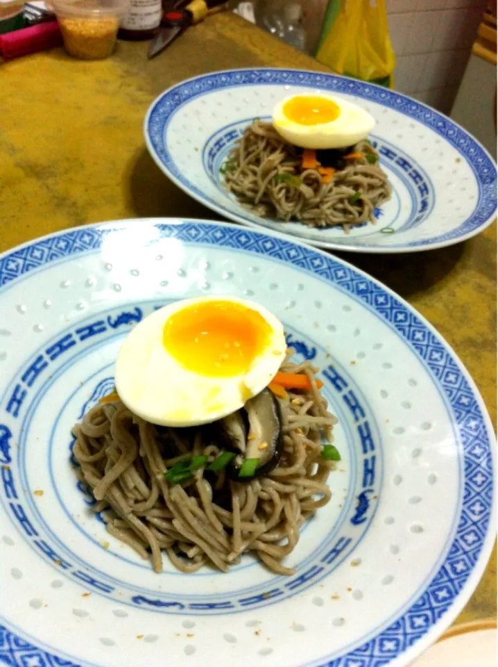 Soba with tamago|Li Juanさん