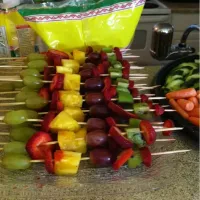 Snapdishの料理写真:Fruit kabobs|jenniferさん