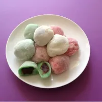 Chapssalddeok (Korean style mochi and red bean paste balls)|Mike Benayounさん