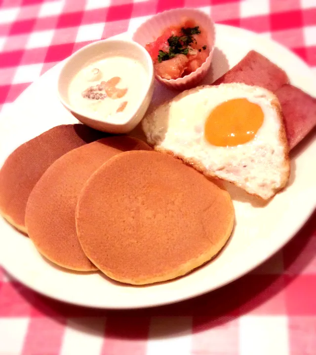 パンケーキランチプレート|ちーさん