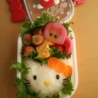 Snapdishの料理写真:キティー  弁当|きなこさん