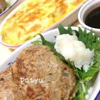 Snapdishの料理写真:キノコの入りハンバーグ|ぱちゅさん