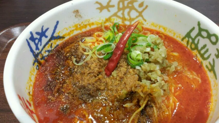 Snapdishの料理写真:担々麺　香家　汁あり　鬼・担々麺 780円|ビーグルうさぎさん