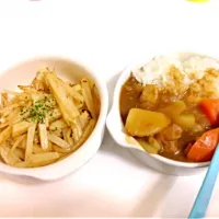 カレーとじゃがいもチーズ|ちかつんさん