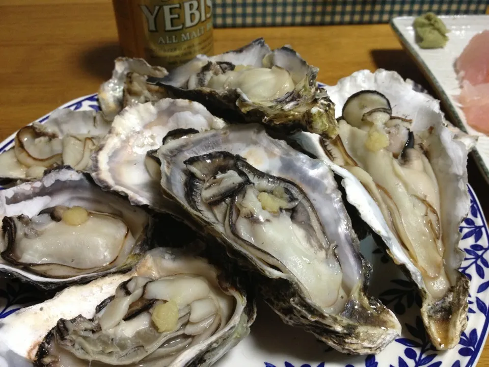 母の日の生牡蠣酒蒸し|ライアンさん