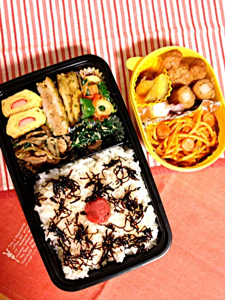 5/14旦那＆チビのお弁当|ドナルドさん