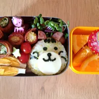 Snapdishの料理写真:Bento Naochan , neko  onikiri|vanessaさん